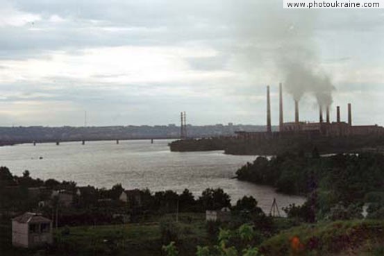 City Dnipropetrovsk. Industrial landscape Dnipropetrovsk Region Ukraine photos