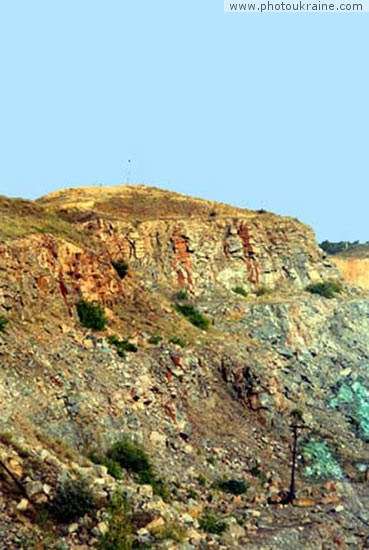  das Bel'mak-grab, Steinbruch
Gebiet Saporoshje 