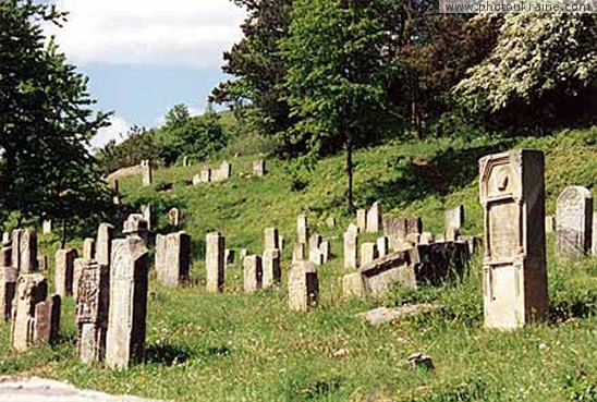  die Siedlung Alt Sambor. Den alten j?dischen Friedhof
Gebiet Lwow 