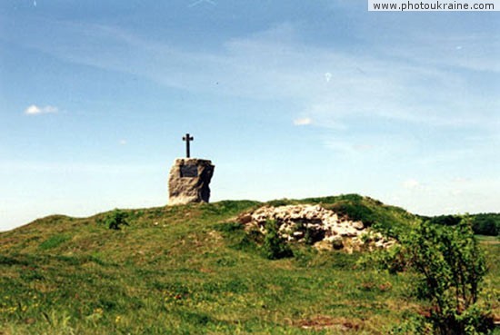 Town Zbarazh. Monument on Castle Hill Ternopil Region Ukraine photos