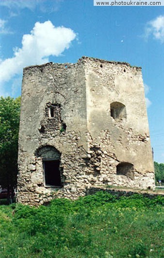 das Dorf Krivche. Die Ruinen der Festung
Gebiet Ternopol 