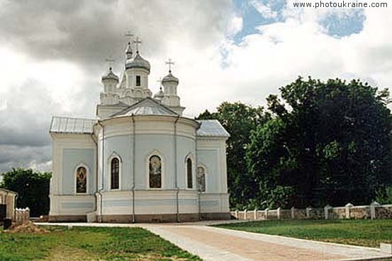  das Dorf Trigor'e. Trigorsky das Kloster
Gebiet Shitomir 