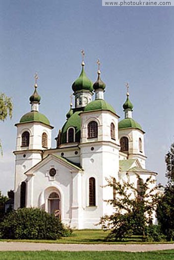 Small town Kozelets. Church of Ascension Chernihiv Region Ukraine photos