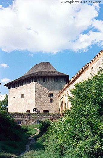  die Siedlung Medzhibozh. Das Schloss Sinjavskih
Gebiet Chmelnizk 