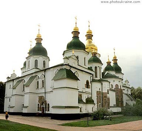  den Sofiadom
die Stadt Kiew 