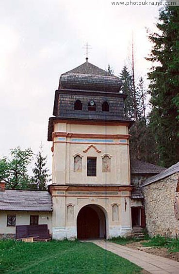  das Dorf Manjava. Das Kloster Manjavsky die Klause
Gebiet Iwano-Frankowsk 