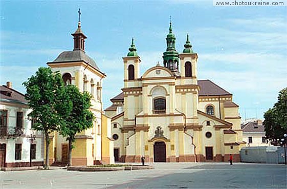 Town Ivano-Frankivsk. Church - Art museum Ivano-Frankivsk Region Ukraine photos