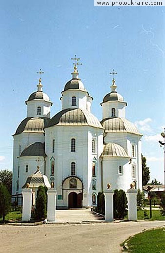Town Pryluky. Saviour-Transfiguration Cathedral Chernihiv Region Ukraine photos