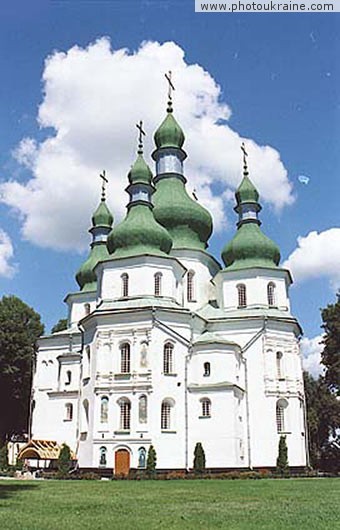 Village Hustynia. Hustynia Monastery, Trinity Cathedral Chernihiv Region Ukraine photos