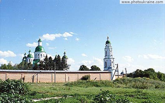 Village Mhar. Mhar Monastery Poltava Region Ukraine photos