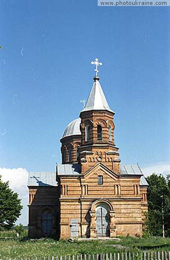  das Dorf Krymki. Die Kirche
Gebiet Kirowograd 