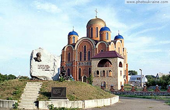  die Stadt Borispol'. Die moderne Kirche
Gebiet Kiew 