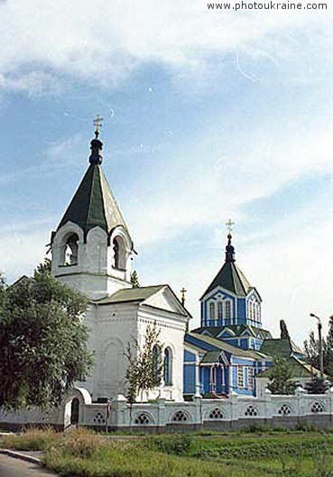  die Stadt Artjomovsk. Die nikolaewere Kirche
Gebiet Donezk 