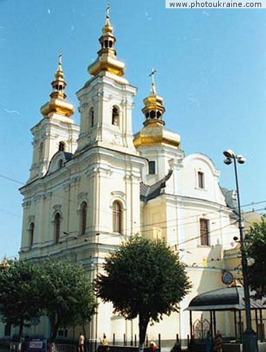  die Stadt Vinnitsa. Es ist die Kathedrale heilig - Preobrazhensky
Gebiet Winniza 