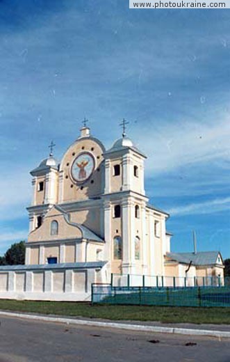  das Dorf Radehov. Die Kirche Uspenija Presvjatoj der Gottesmutter
Gebiet Wolynsk 