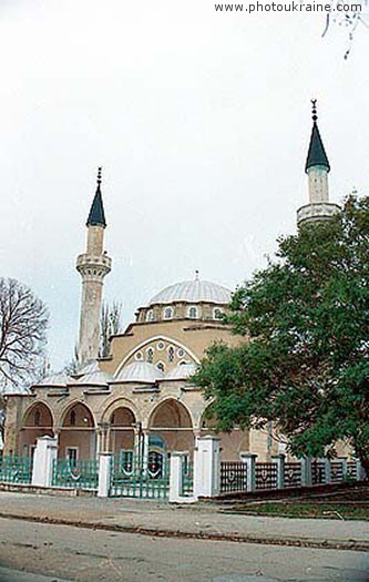  die Stadt Jewpatoria. Die Moschee Dzhuma-Dzhami
die autonome Republik die Krim 