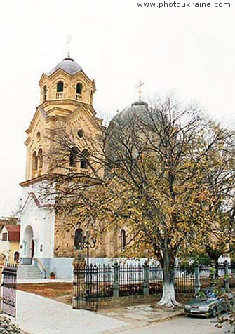  die Stadt Jewpatoria. Die griechische Kirche
die autonome Republik die Krim 