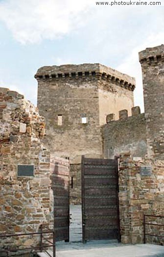 Town Sudak. Genoese fortress, gate Autonomous Republic of Crimea Ukraine photos