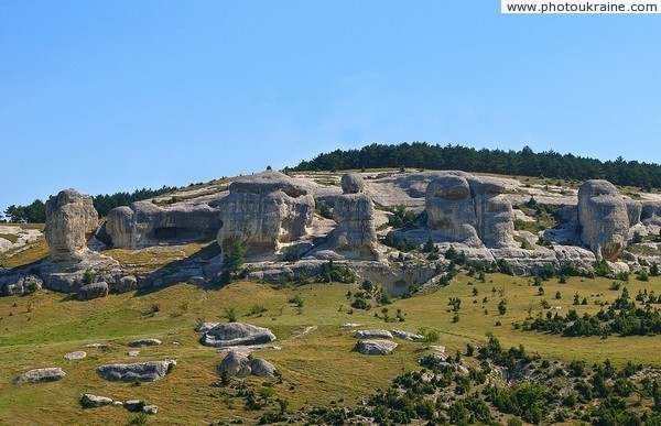 Bakhchysarai. Rocks Churuk-su sphinx Autonomous Republic of Crimea Ukraine photos