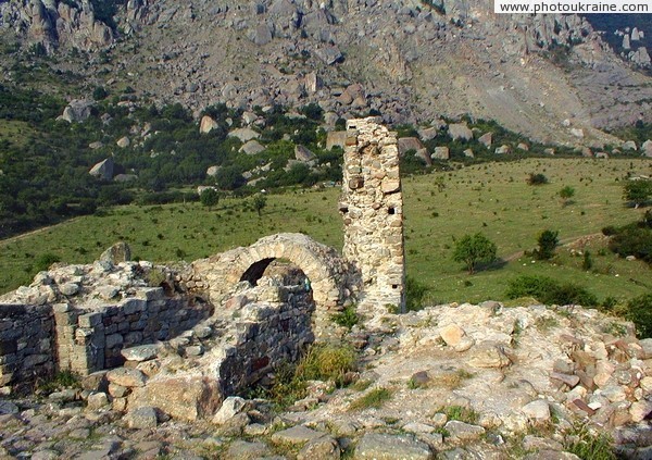 Luchyste. Ruins of fortress Funa Autonomous Republic of Crimea Ukraine photos