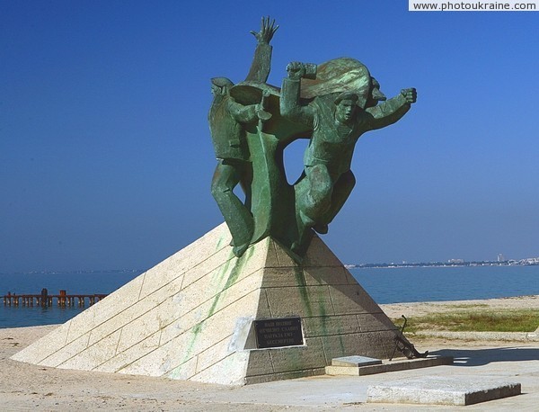 Monument of Yevpatoria landing Autonomous Republic of Crimea Ukraine photos