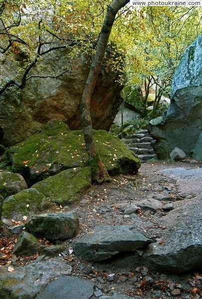 Stone chaos Alupka Park Autonomous Republic of Crimea Ukraine photos