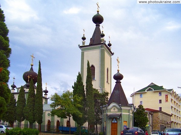 Alushta. All Saints Church of the Crimean Autonomous Republic of Crimea Ukraine photos