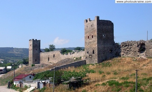 Feodossia. The ruins of Genoese fortress Autonomous Republic of Crimea Ukraine photos
