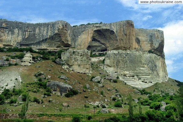 Large grotto of Kachi-Kalion Autonomous Republic of Crimea Ukraine photos