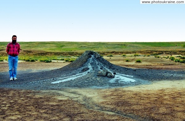 Acting mud volcano Autonomous Republic of Crimea Ukraine photos