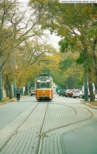 Yevpatoria. The only tram in Crimea Autonomous Republic of Crimea Ukraine photos