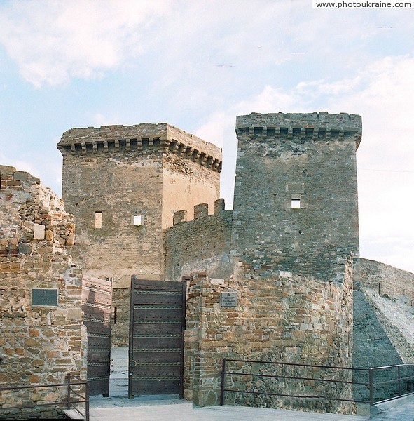 Sudak. Strengthening of fortress gates Autonomous Republic of Crimea Ukraine photos