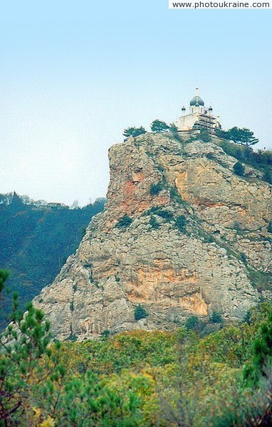 Foros. Cliff with Church of Ascension Autonomous Republic of Crimea Ukraine photos