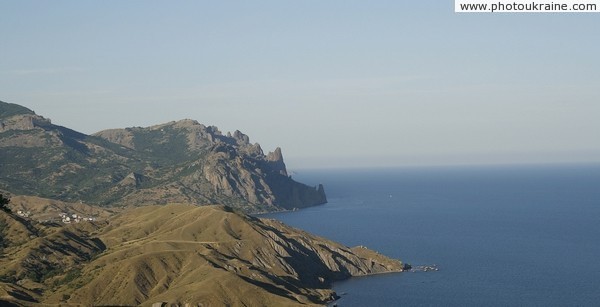 Karadag ends at Main Ridge of Crimean mountains Autonomous Republic of Crimea Ukraine photos