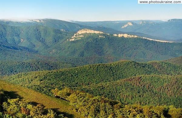 Crimean Reserve. View of mountain-forest Autonomous Republic of Crimea Ukraine photos