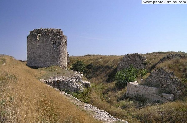 Inkerman. One of round towers of fortress Sevastopol City Ukraine photos