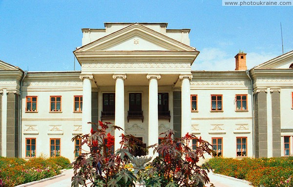 Antopil. Portico front facade of palace Vinnytsia Region Ukraine photos