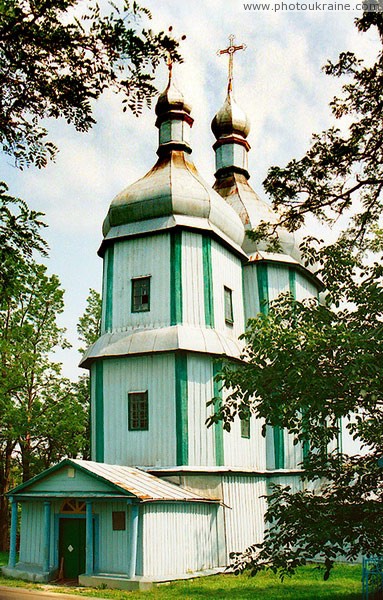 Markivka. Assumption wooden church Vinnytsia Region Ukraine photos