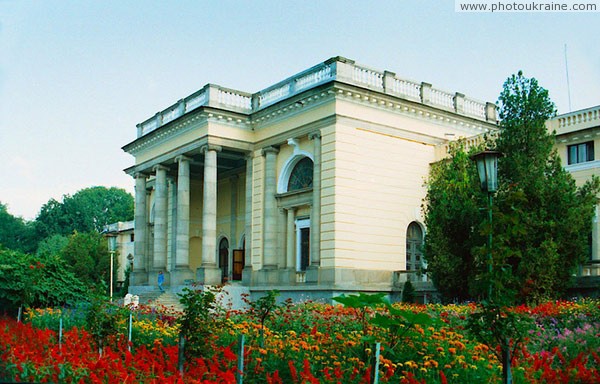 Nemyriv. Front facade of palace Scherbatova Vinnytsia Region Ukraine photos
