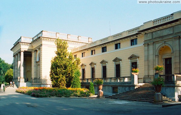 Nemyriv. Front facade of palace Scherbatova Vinnytsia Region Ukraine photos