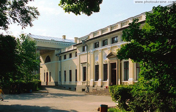 Nemyriv. Facade of palace from park Vinnytsia Region Ukraine photos