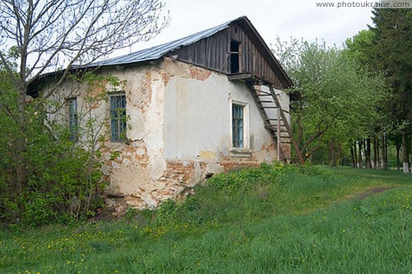 Spychyntsi. Service building of estate Vinnytsia Region Ukraine photos