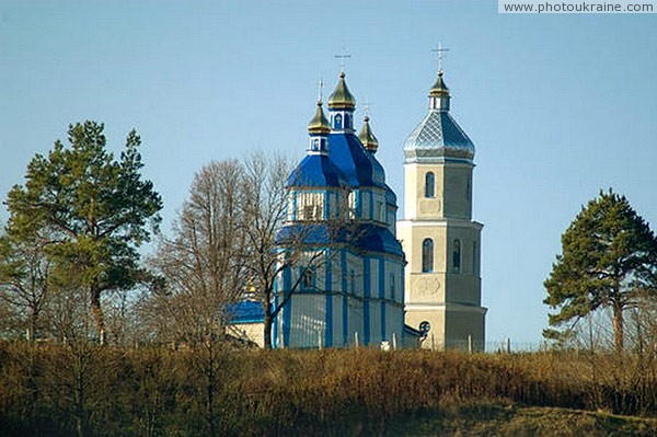 Pechera. Christmas church and bell tower Vinnytsia Region Ukraine photos