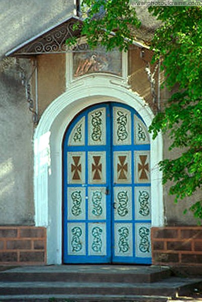 Tulchyn. Entrance gates of Assumption church Vinnytsia Region Ukraine photos