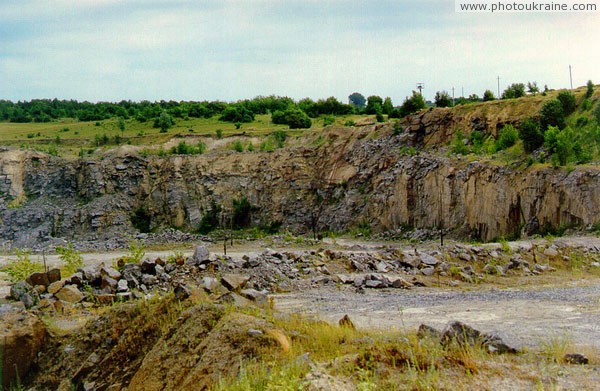 Zhezheliv. Granite quarry Vinnytsia Region Ukraine photos