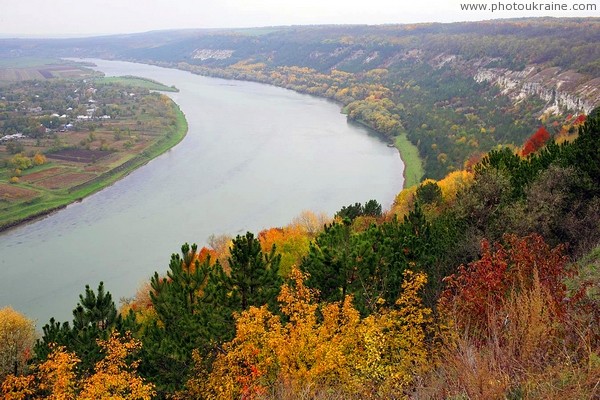 Oksanivka. Autumn beauty of Dniester Vinnytsia Region Ukraine photos