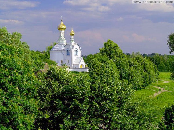 Volodymyr-Volynskyi. Green halo Vasyl church Volyn Region Ukraine photos