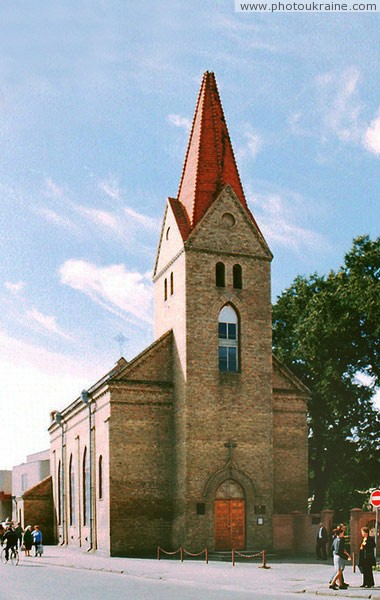 Volodymyr-Volynskyi. Front facade of St. Josaphat church Volyn Region Ukraine photos
