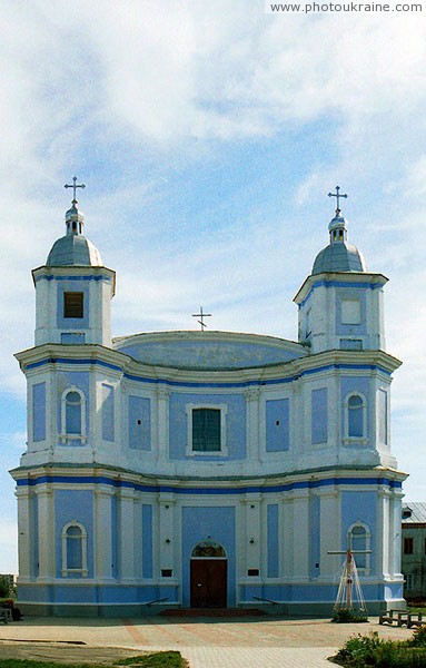Volodymyr-Volynskyi. Front facade of former Jesuit church Volyn Region Ukraine photos