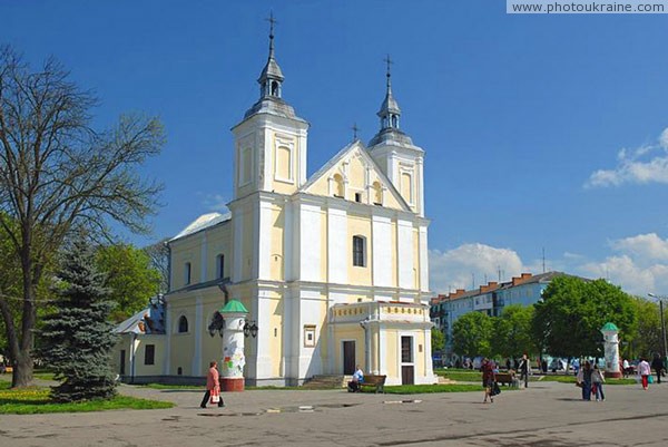 Volodymyr-Volynskyi. Catholic Joachim and Anna  central square of decoration Volyn Region Ukraine photos